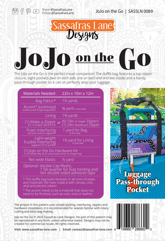JoJo on the Go Duffle Bag Pattern