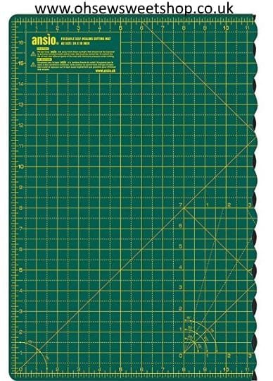 Oh Sew Sweet Shop A2 Folding Cutting Mat image 1