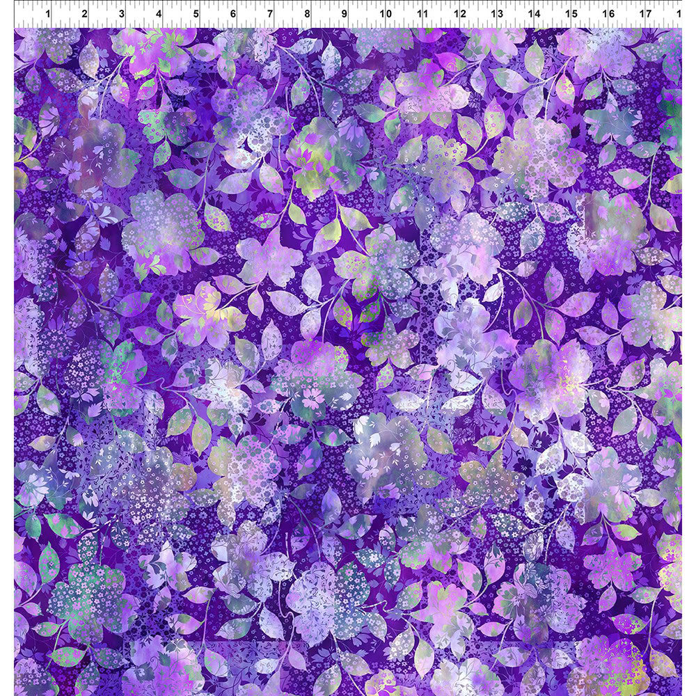 Allure by Jason Yenter - Purple Patchwork Floral