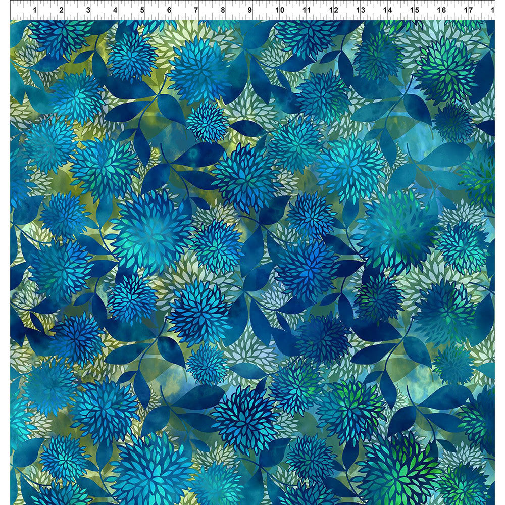 Allure by Jason Yenter - Blue Packed Mumm Bloom Collage