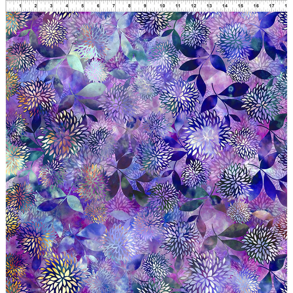 Allure by Jason Yenter - Purple Packed Mumm Bloom Collage