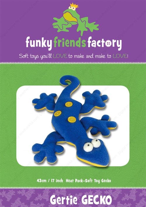 Gertie Gecko - Funky Friends Factory Pattern image 0