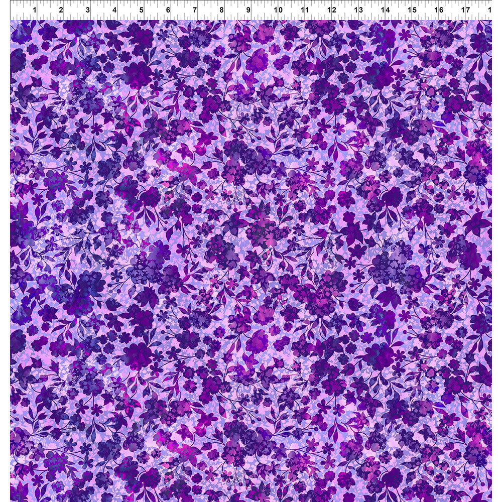 Allure by Jason Yenter - Purple Blooming Floral Berry Vine