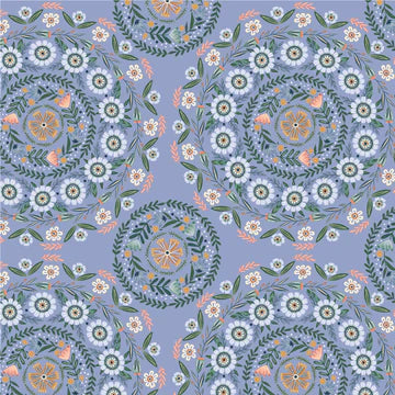 Hide and Seek by Poppie Cotton - Round-a-bout Blue image 0