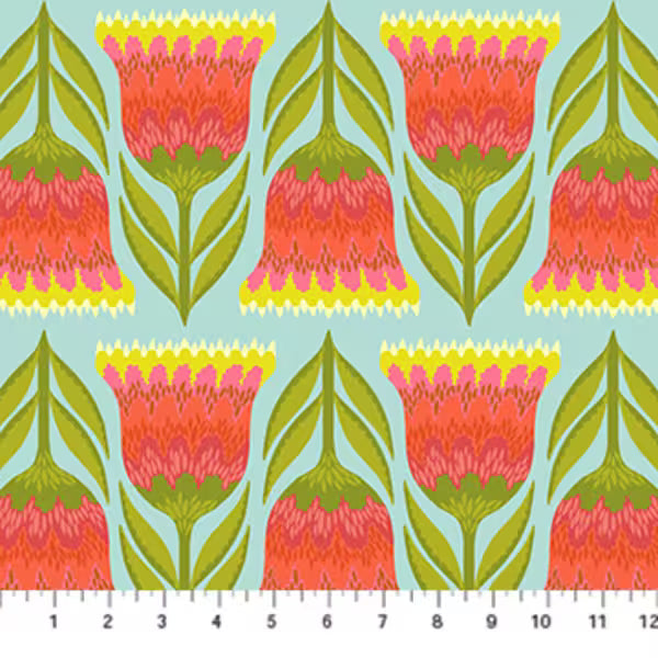 Jumpstart by Anna Maria Textiles - Celosia in Lime