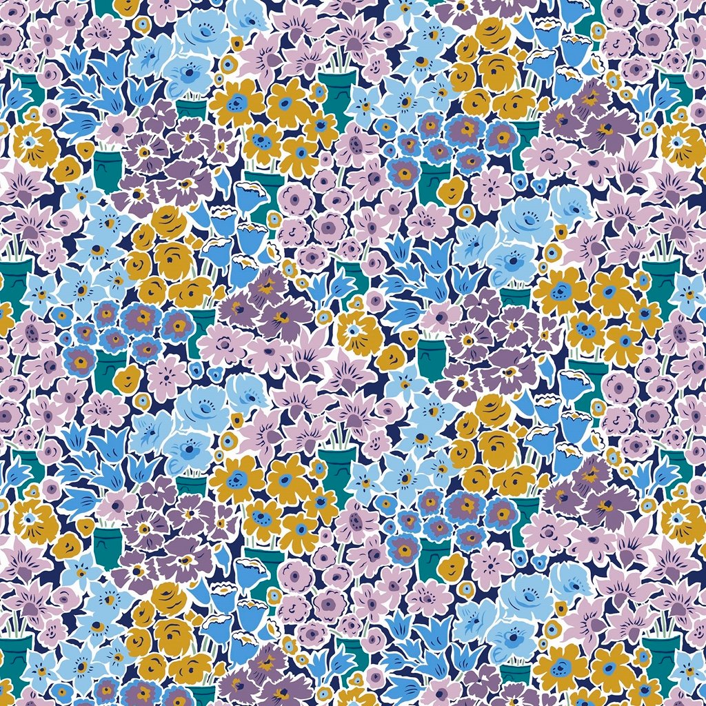 Liberty Tudor Celebration - Rossellie Blooms - Blue image 0