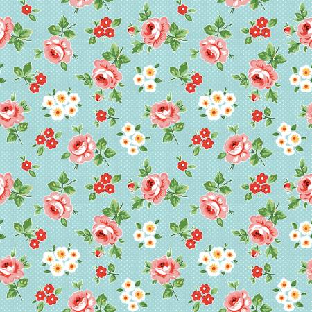 Flower Market by Poppie Cotton - Hand Picked Blue