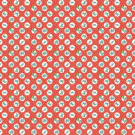 Flower Market by Poppie Cotton - Pocket Posies Red