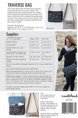 Traverse Bag Pattern by Noodlehead image 2