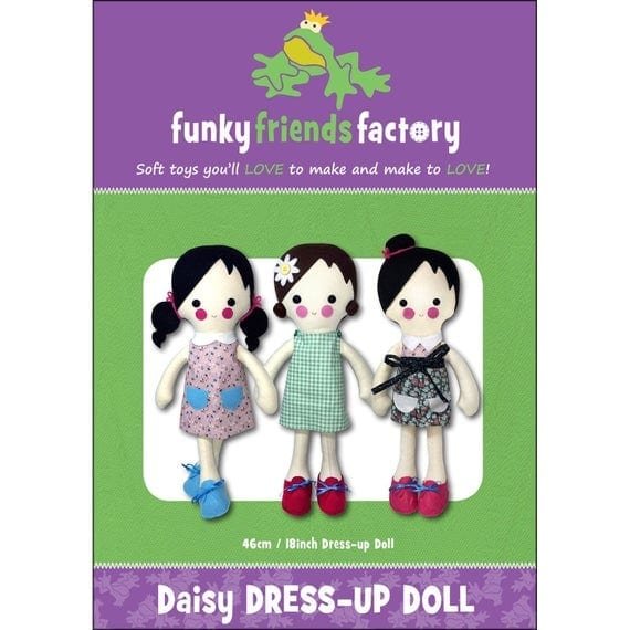 Daisy Dress-up Doll - Funky Friends Factory Pattern image 0