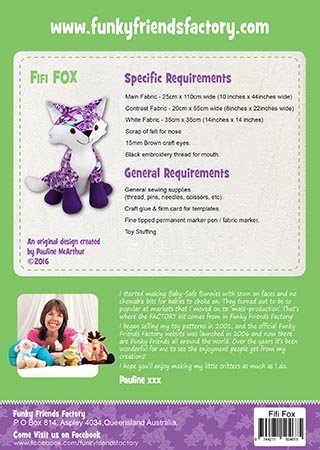 Fifi Fox - Funky Friends Factory Pattern image 1