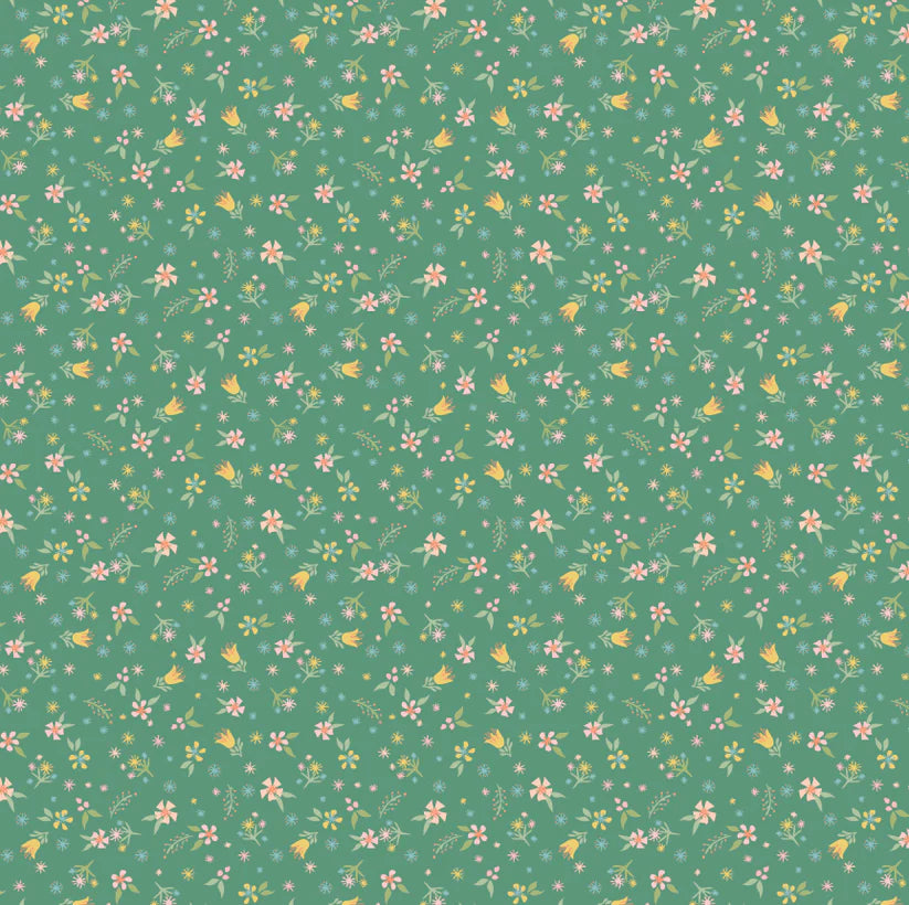 Finding Wonder by Poppie Cotton - Blossoms Green image 0
