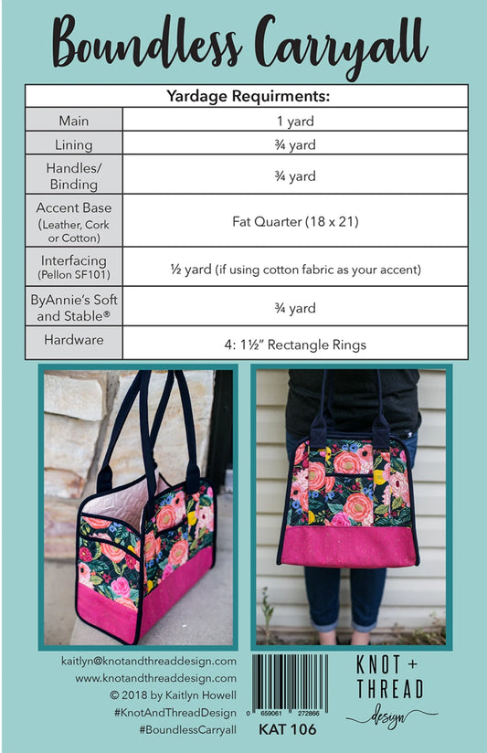 Boundless Carry All Pattern by Knot & Thread