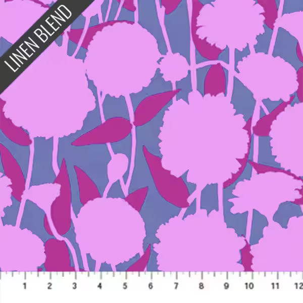 Silhouette by Anna Maria Textiles - Pompom in Grape