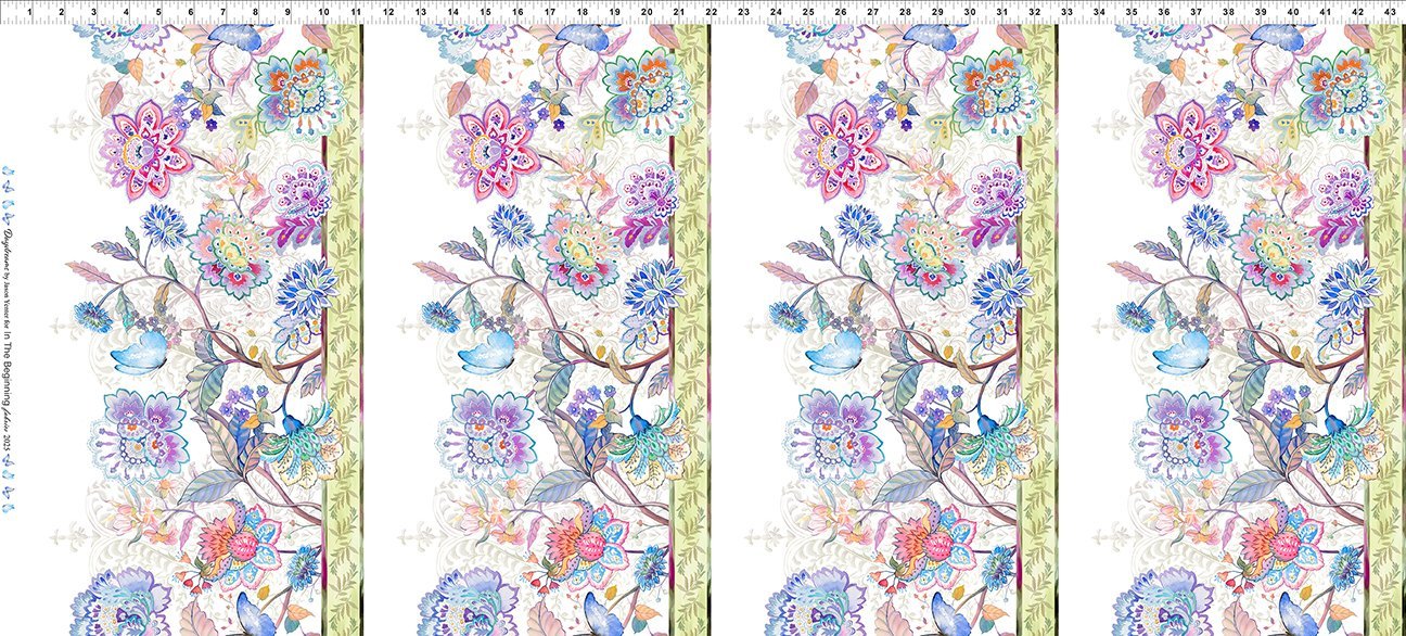 Daydreams by Jason Yenter - Border Fabric 2DD-1 image 1