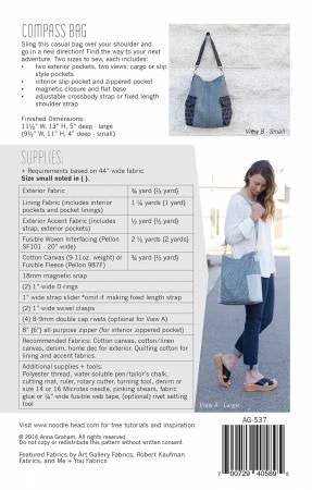 Compass Bag Pattern by Noodlehead image 2