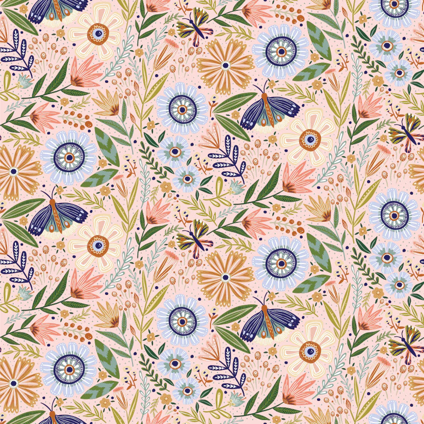 Hide and Seek by Poppie Cotton - Hide & Seek Pink image 0