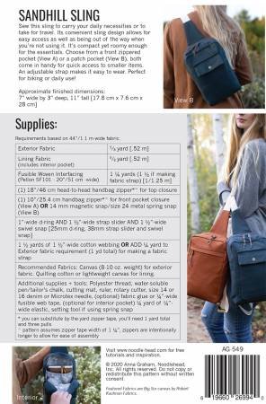 Sandhill Sling Pattern by Noodlehead image 1