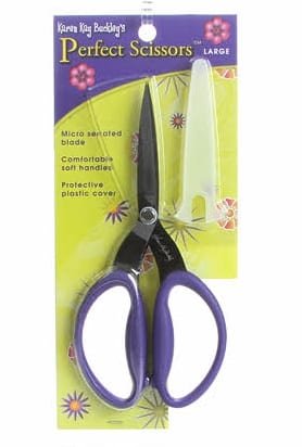 Perfect Scissors Karen Kay Buckley 7 1/2 Inch Large Purple image 0