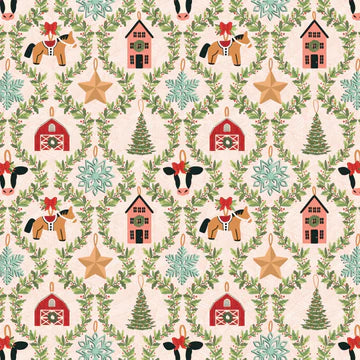 Prairie Christmas by Poppie Cotton - Country Ornaments Natural image 0