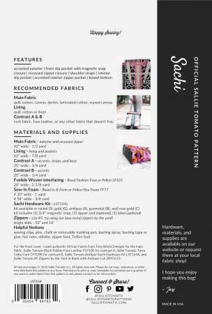 Sachi Bag Pattern by Sallie Tomato image 1