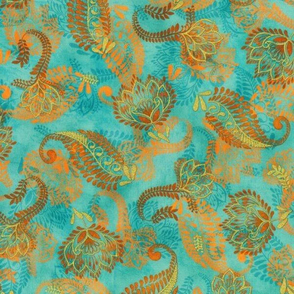 Golden Feathers by Robert Kaufman 23157-70