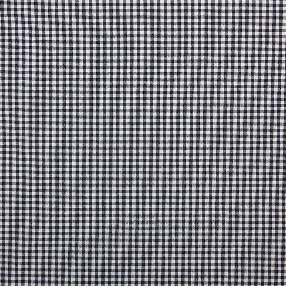 Navy/white Yarn Dyed Small Gingham Check from Kobenz by Modelo Fabrics