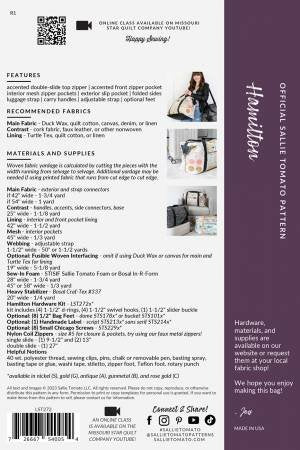 Hamilton Pattern by Sallie Tomato image 1