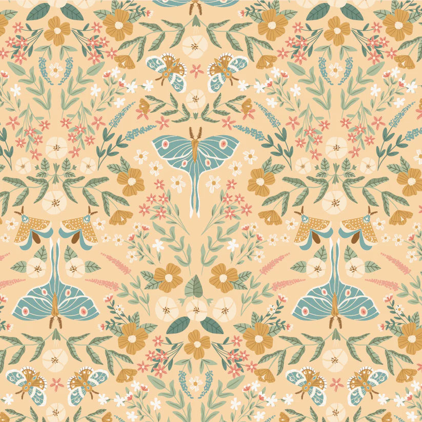 moonbeam dreams by Poppie Cotton - Nocturnal Yellow image 0
