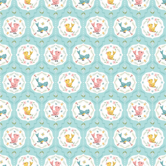 Finding Wonder by Poppie Cotton - Tweeting Blue image 0