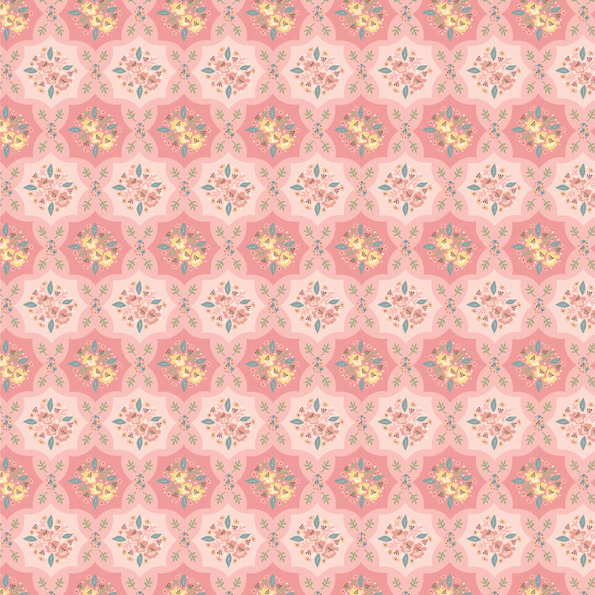 Wildwood Dwellings by Poppie Cotton - Quilty Patches Blush image 0