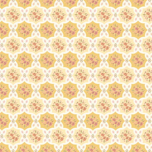 Wildwood Dwellings by Poppie Cotton - Quilty Patches Yellow image 0
