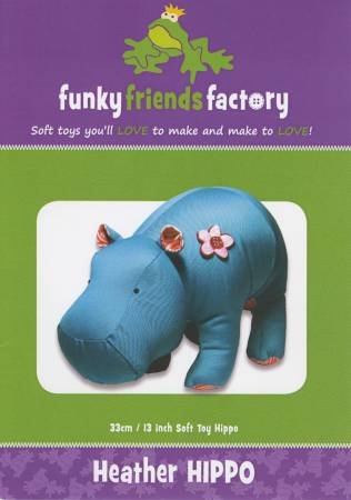 Heather Hippo- Funky Friends Factory Pattern image 0