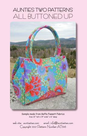 All Buttoned Up Bag- Aunties Two Bag Pattern image 0