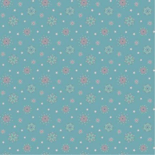 Frost & Furry by Poppie Cotton - Flurry Flakes - Blue image 0