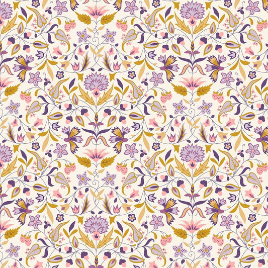 Liberty Tudor Celebration - Quilt Nouveau - Purple image 0