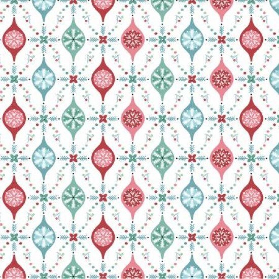Frost & Furry by Poppie Cotton - Merry Berries- White image 0