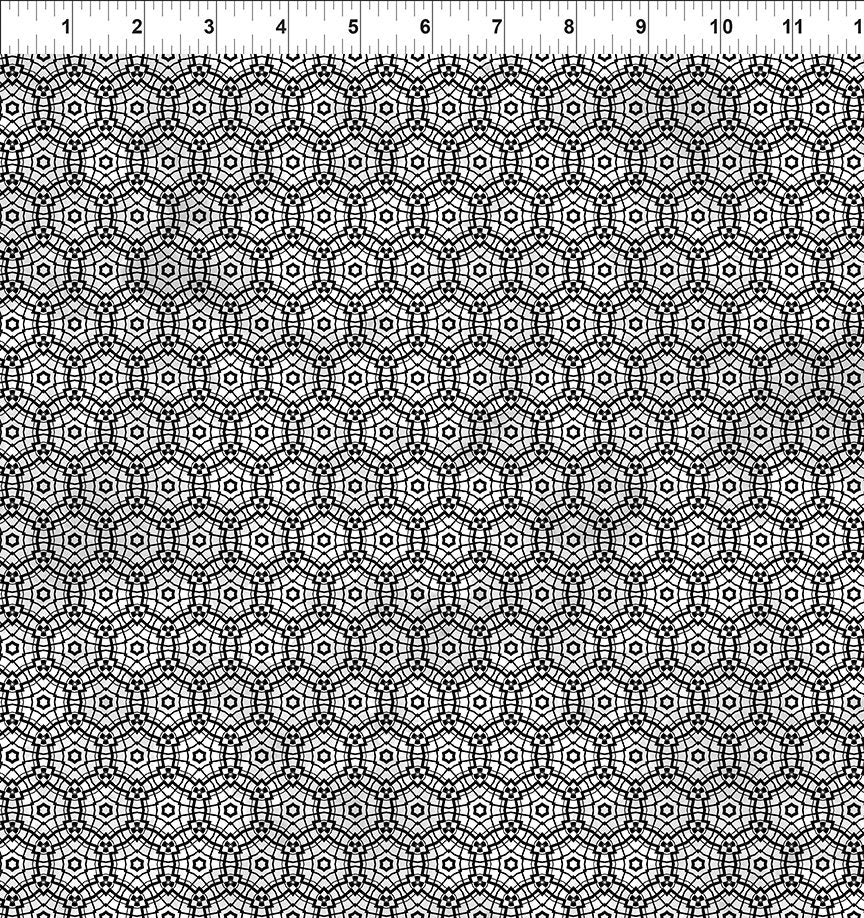 La Luna by Jason Yenter - Gray/Silver Circles