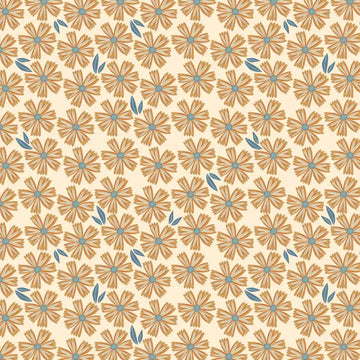 Hide and Seek by Poppie Cotton - Painted Daisies Yellow image 0