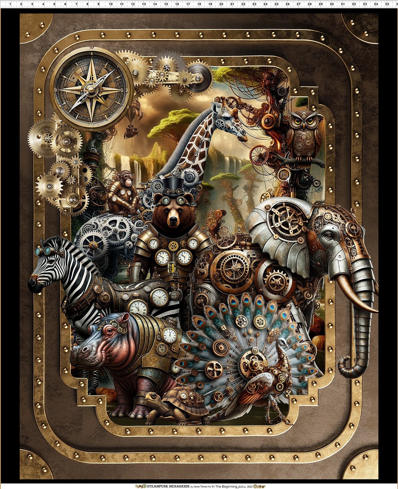 Steampunk Menagerie by Jason Yenter - Large Panel