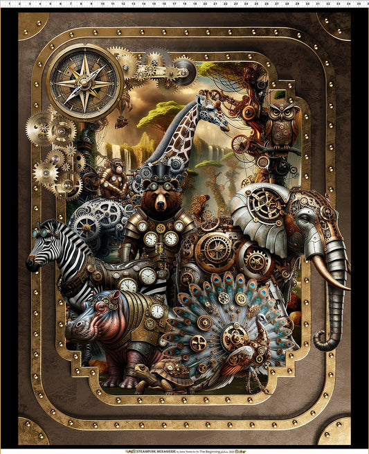 Steampunk Menagerie by Jason Yenter - Large Panel