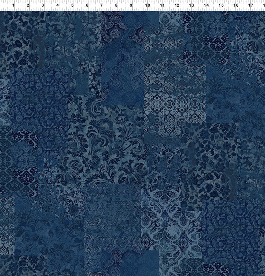 Carpet Bag Romance by Jason Yenter - Blue Brocade image 0