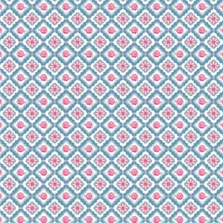 Stolen Moments by Poppie Cotton - Wallpaper - Bleu image 0