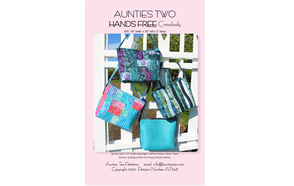 Hands Free Cross Body Bag- Aunties Two Bag Pattern image 0