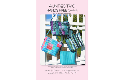 Hands Free Cross Body Bag- Aunties Two Bag Pattern image 0