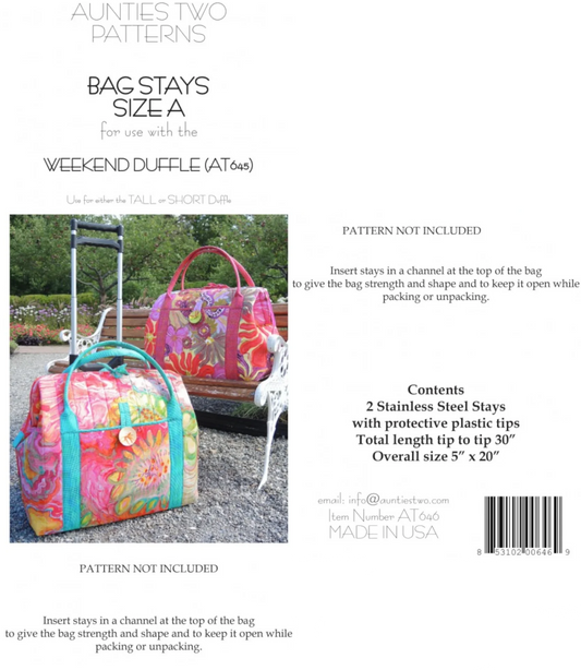 Aunties Two Metal Stays Size A - 30" image 0