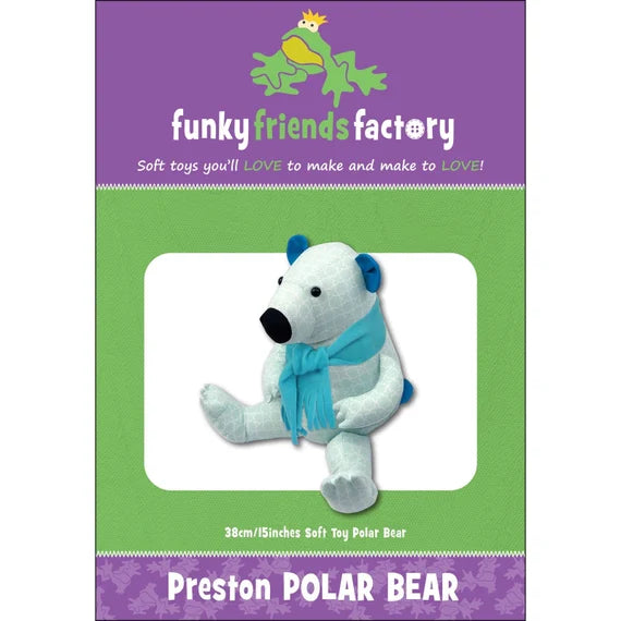 Preston The Polar Bear - Funky Friends Factory Pattern image 0