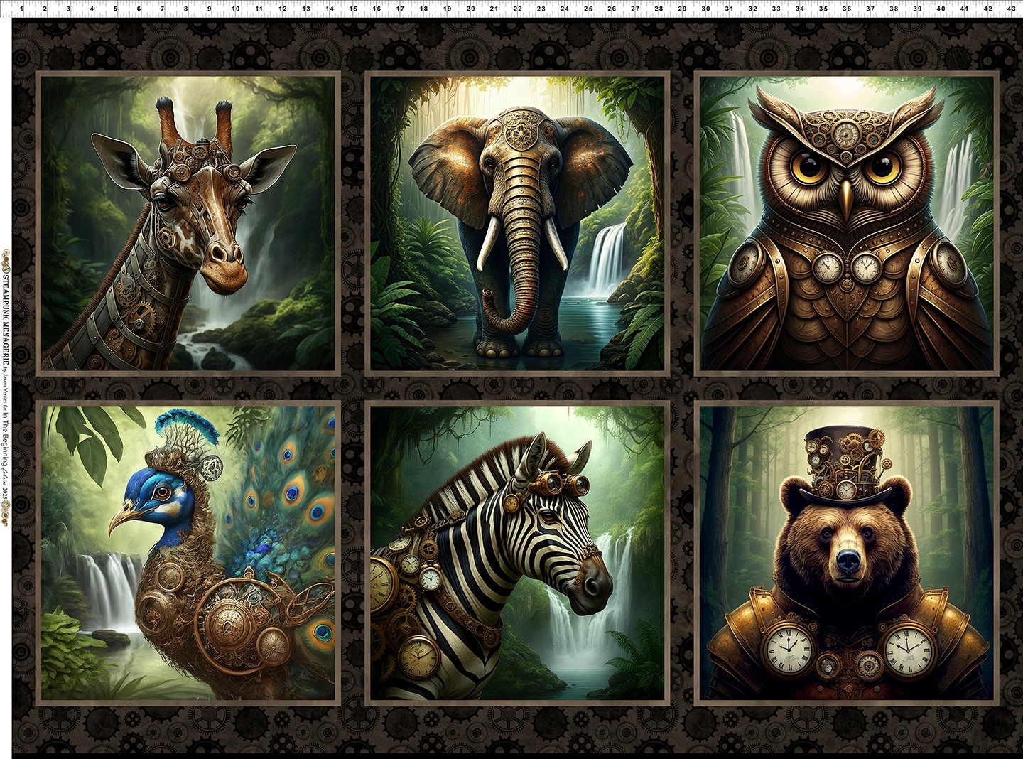 Steampunk Menagerie by Jason Yenter - Small Panel