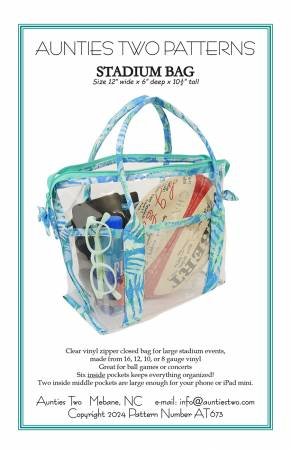 Aunties Two Stadium Bag Pattern image 0