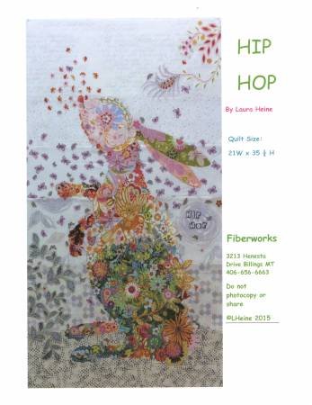 Hip Hop Rabbit Collage Pattern by Laura Heine image 0